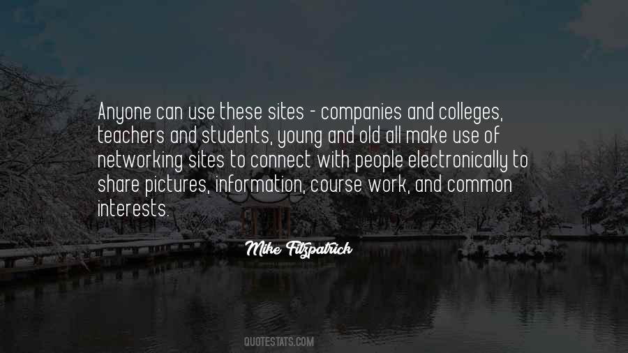 Quotes About Networking Sites #453480