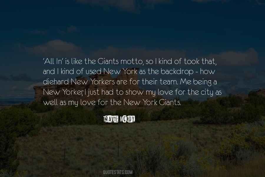 Quotes About The New York Giants #1132223