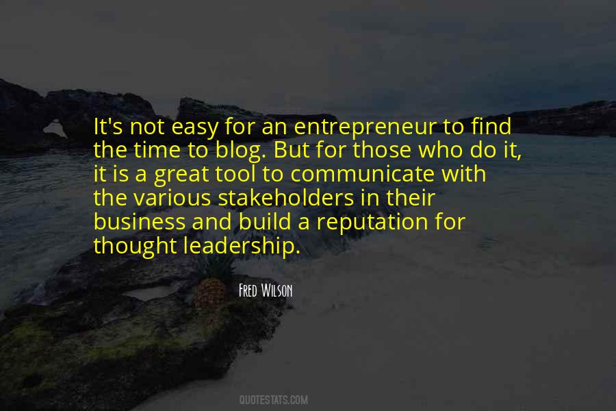 Quotes About Thought Leadership #1715651