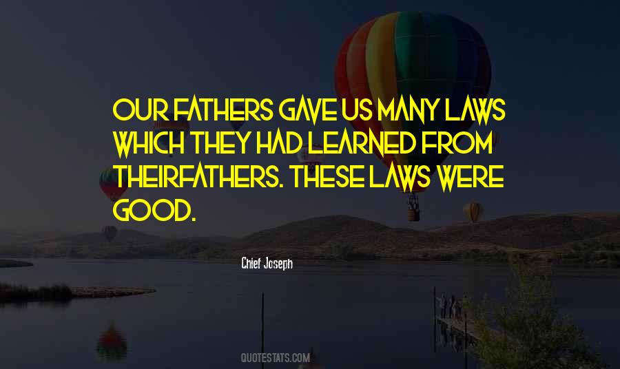 Fathers In Law Quotes #268372