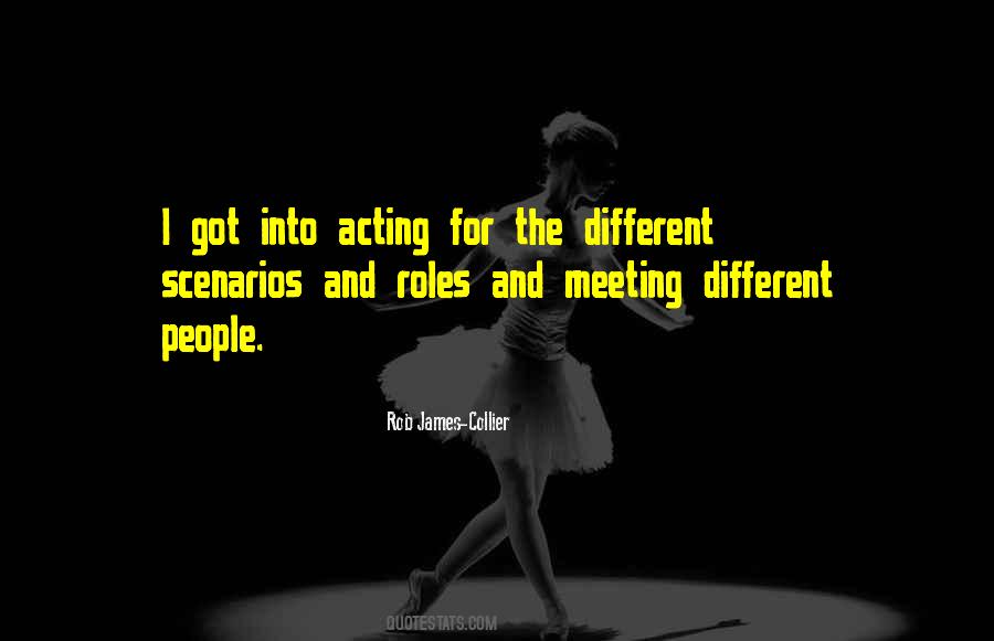 Quotes About Acting Different #303441