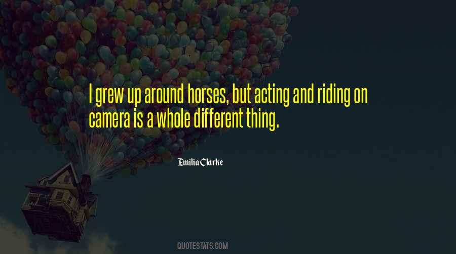 Quotes About Acting Different #309101