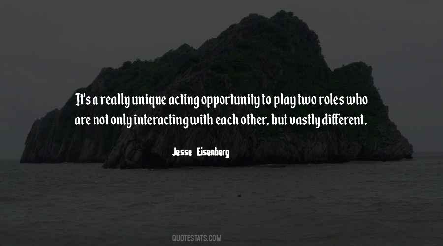 Quotes About Acting Different #822858