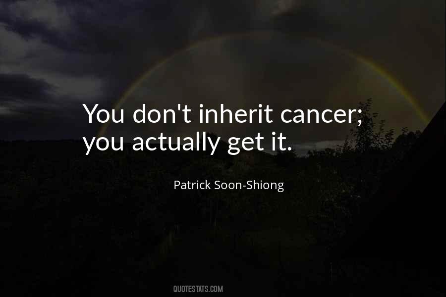 It Cancer Quotes #50804