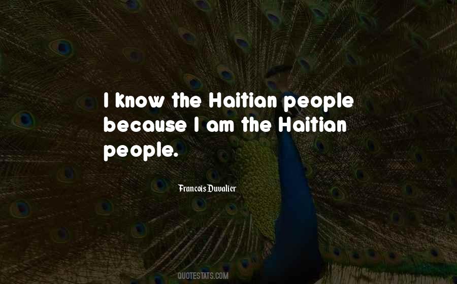 Quotes About Haitian #1618288