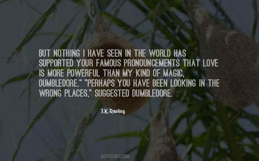 Pronouncements Of Love Quotes #1447632