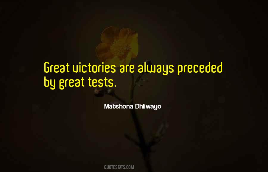 Quotes About Tests #1208681