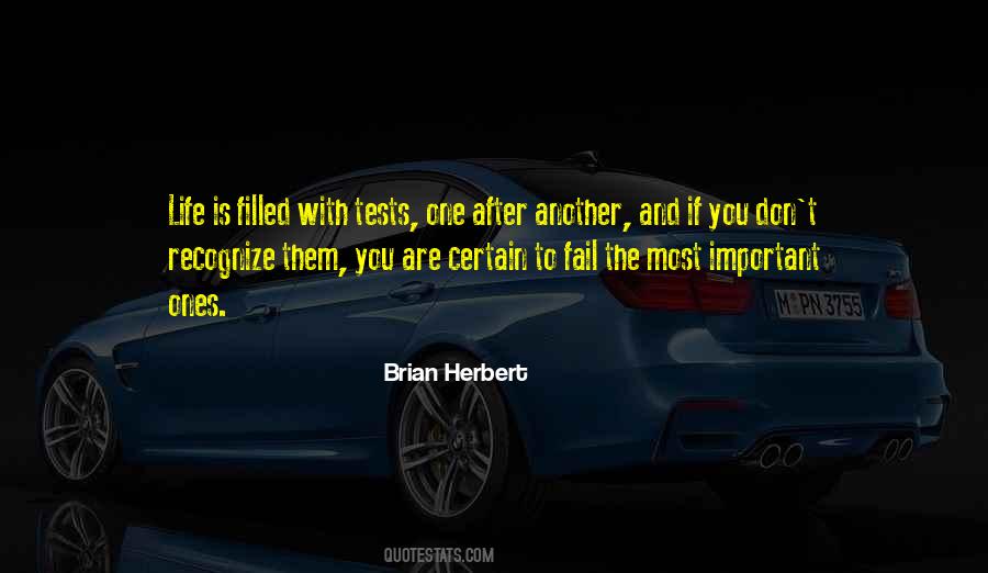 Quotes About Tests #1283637