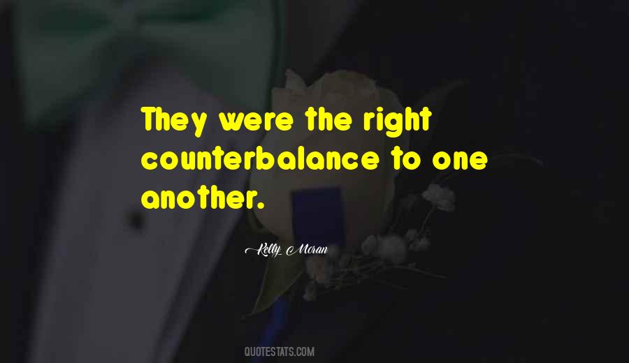 Quotes About Counterbalance #1401248