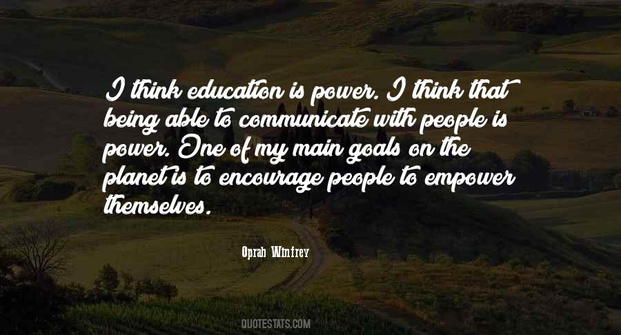 Education Power Quotes #458039