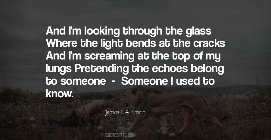 Through The Glass Quotes #1039623