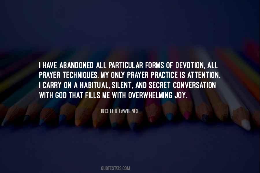 Quotes About Silent Prayer #878082