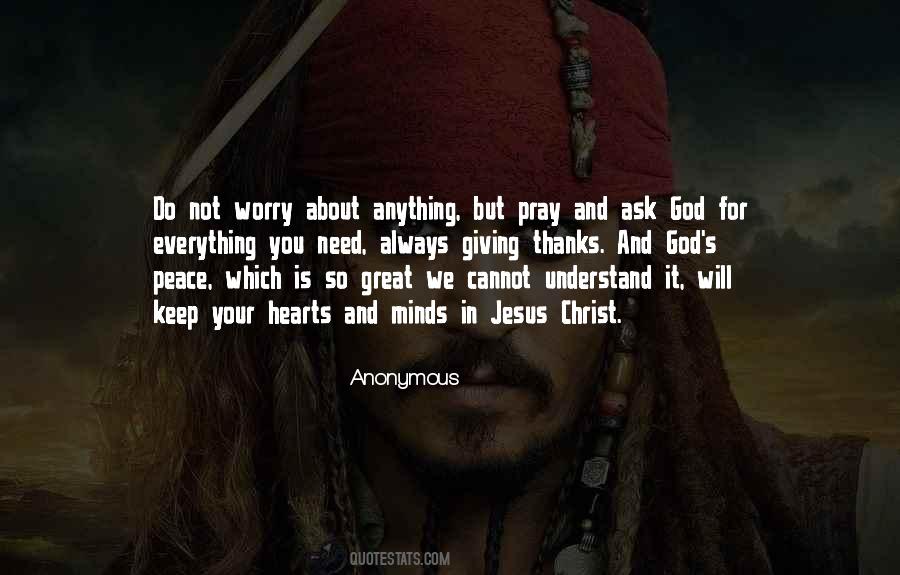 Quotes About God's Peace #429632