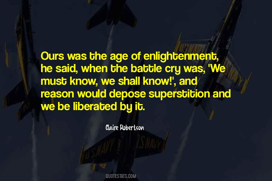 Quotes About Age Of Enlightenment #1761010