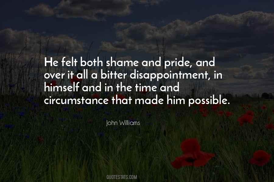 Quotes About Shame And Pride #755475