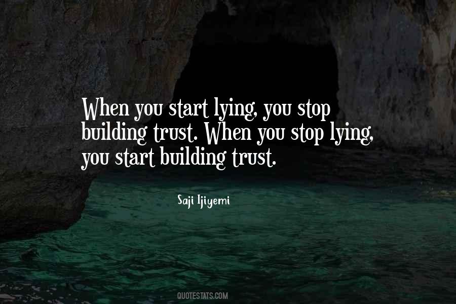 Quotes About Building Trust #499758