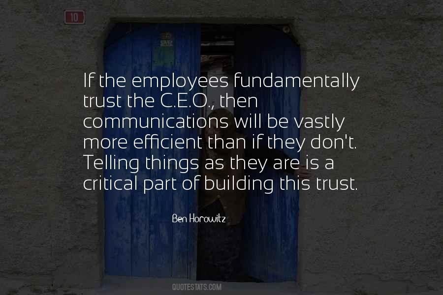 Quotes About Building Trust #611306