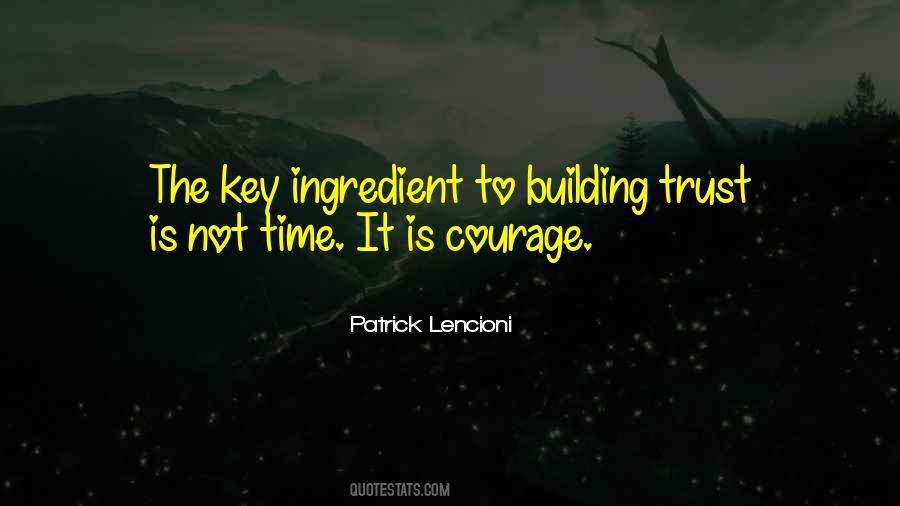 Quotes About Building Trust #713301