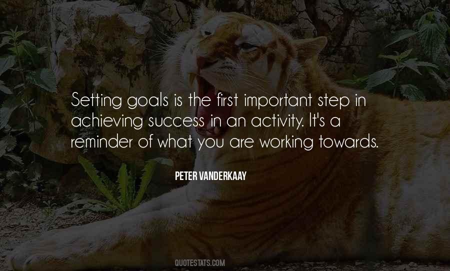 Setting A Goal Quotes #155344