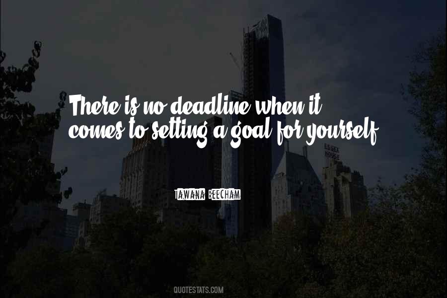 Setting A Goal Quotes #282030