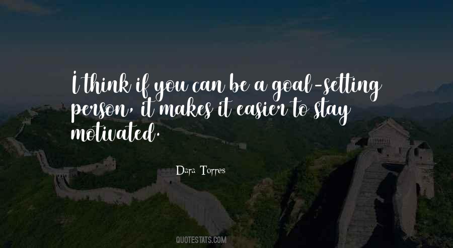 Setting A Goal Quotes #517356