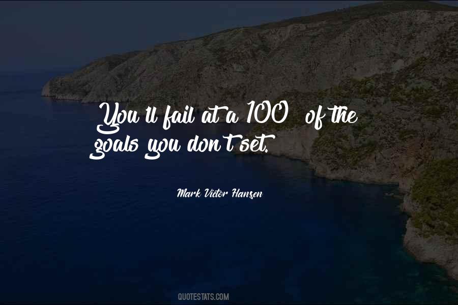 Setting A Goal Quotes #596920