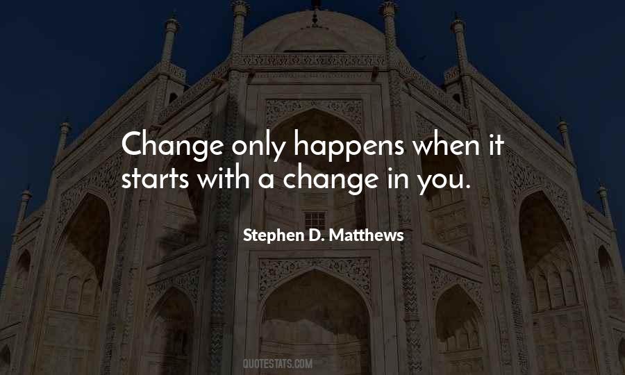 Change Starts Quotes #1822027