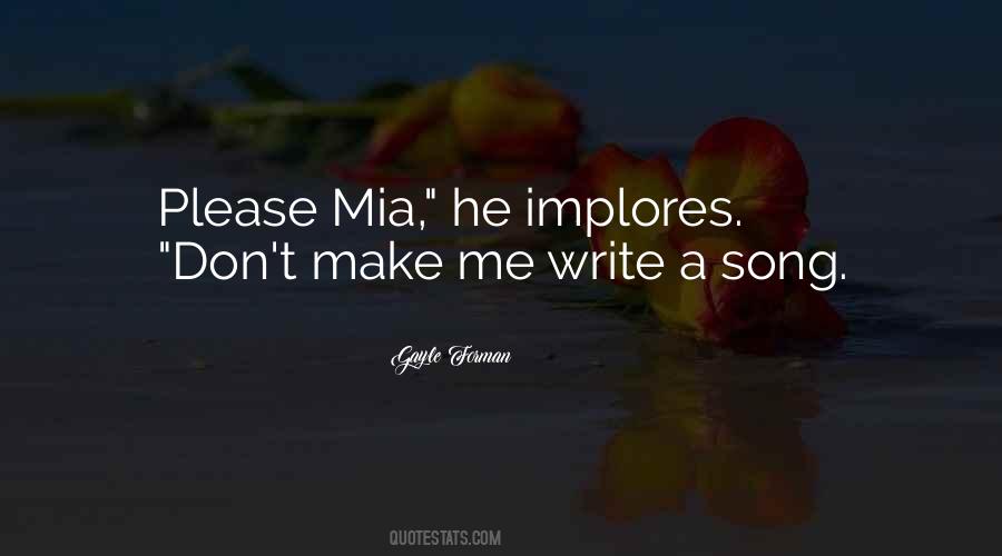 Quotes About Mia #292806