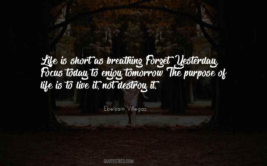 Life Is Short Enjoy It Quotes #1164333