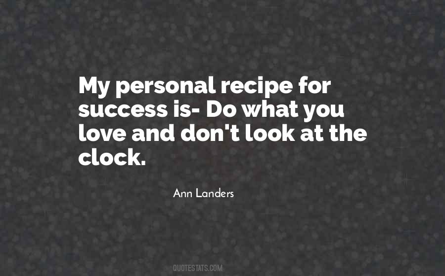 Quotes About Recipe For Love #1124337