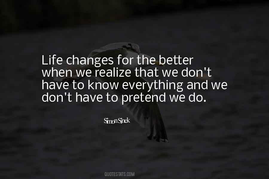 Quotes About Changes For The Better #998618