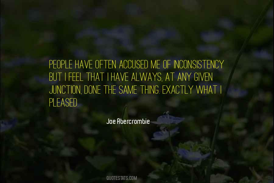 Quotes About Inconsistency #1285912