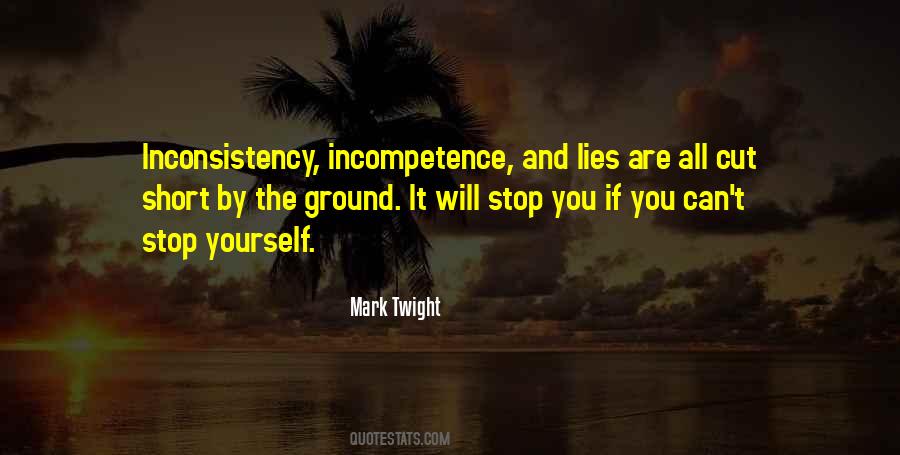 Quotes About Inconsistency #1420154