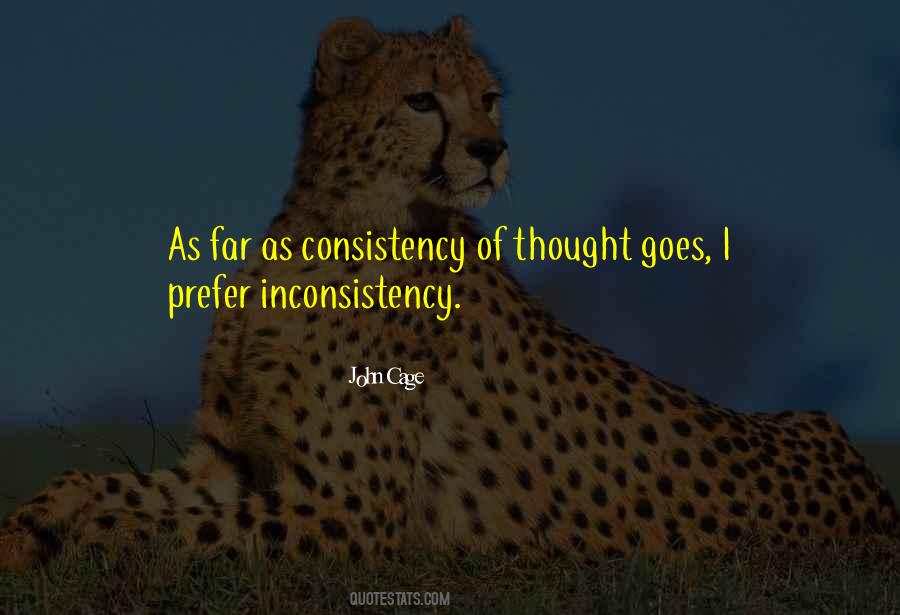 Quotes About Inconsistency #1801030