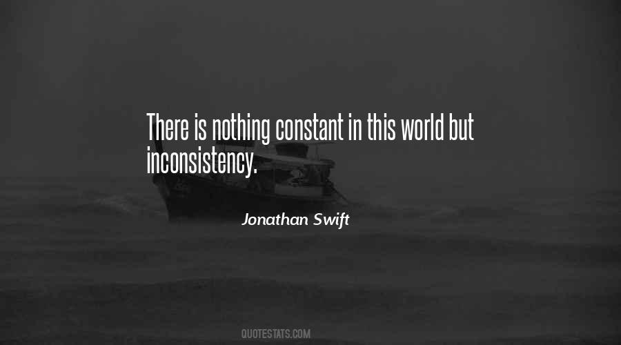 Quotes About Inconsistency #218697