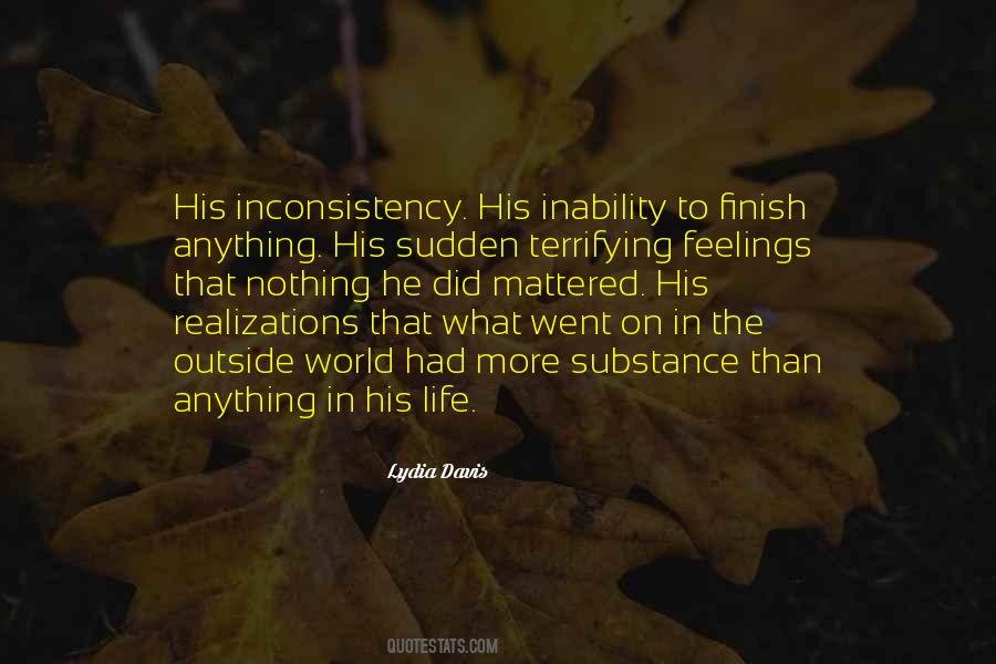 Quotes About Inconsistency #782954