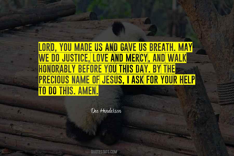Quotes About Justice And Mercy #1500327