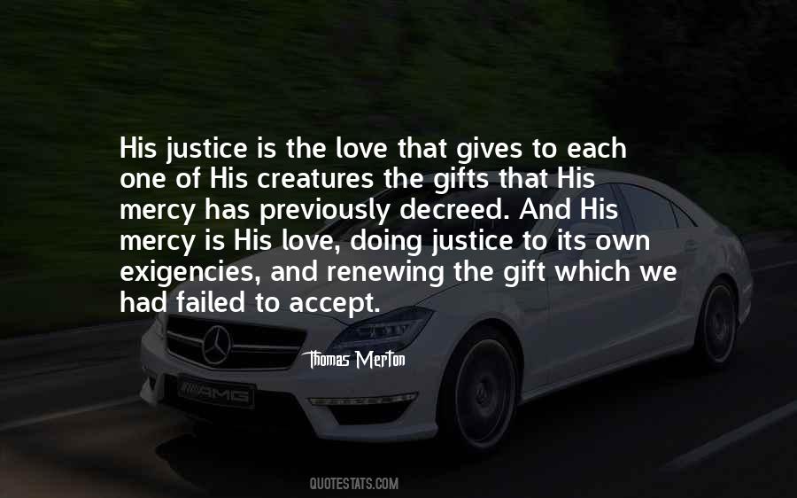 Quotes About Justice And Mercy #897018