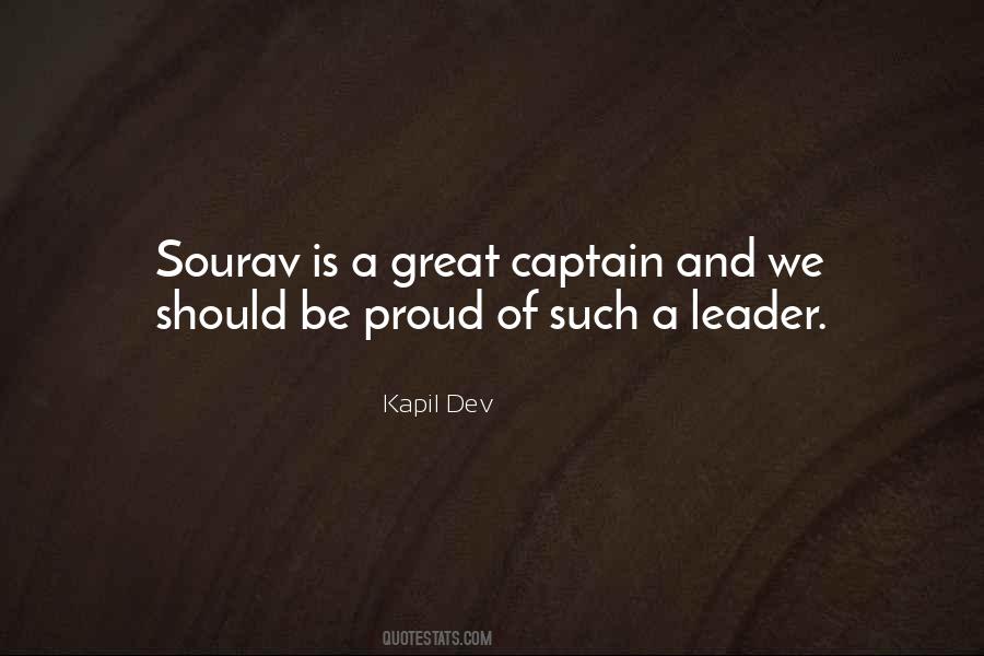 Quotes About Great Captains #1517734