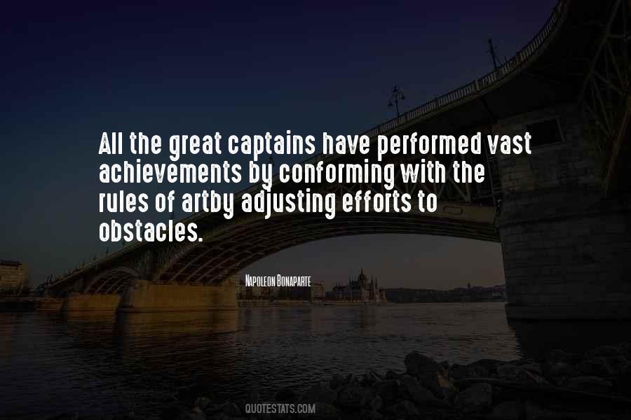 Quotes About Great Captains #244332