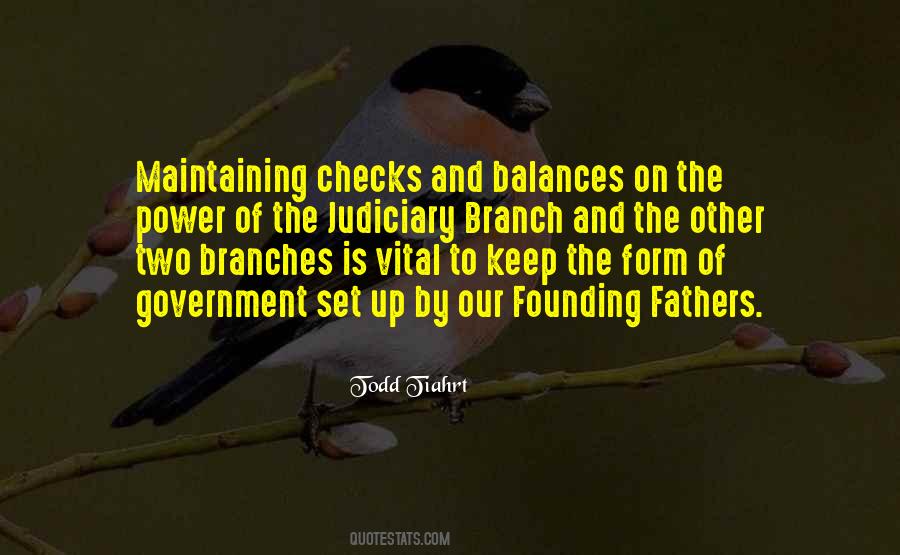 Quotes About Checks And Balances #1264984