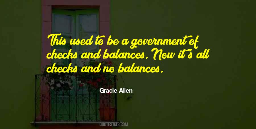 Quotes About Checks And Balances #258034