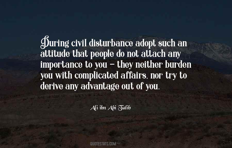 Quotes About Disturbance #444706