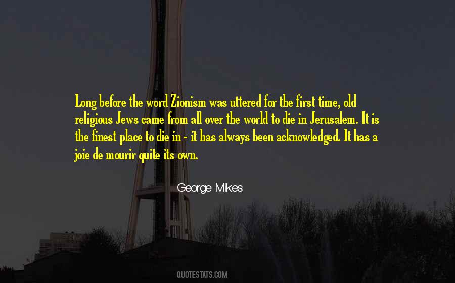 Quotes About Zionism #735090