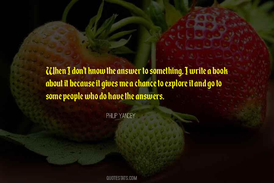 Quotes About Giving Answers #1164275