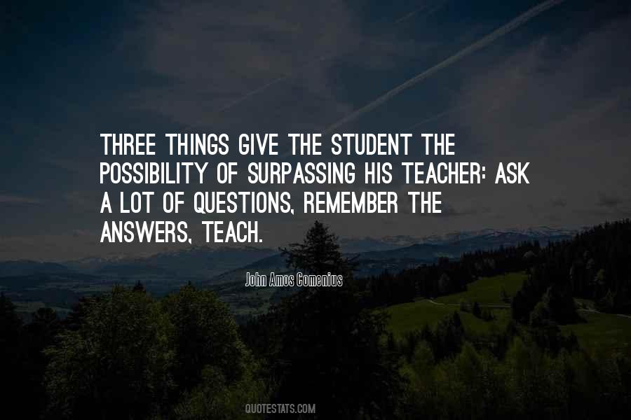 Quotes About Giving Answers #1520172