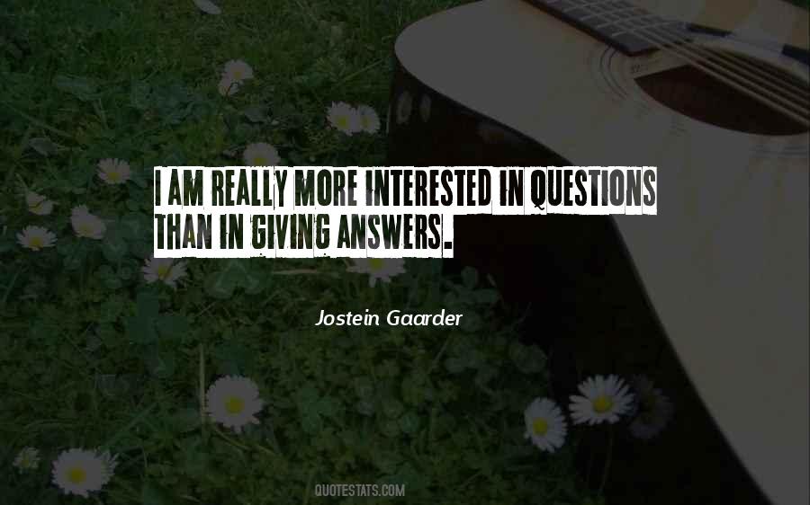 Quotes About Giving Answers #1609858