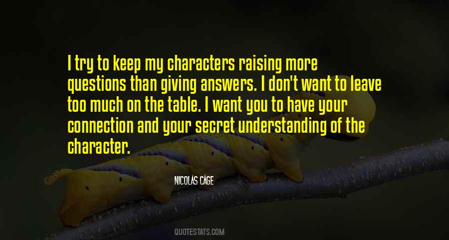 Quotes About Giving Answers #332329