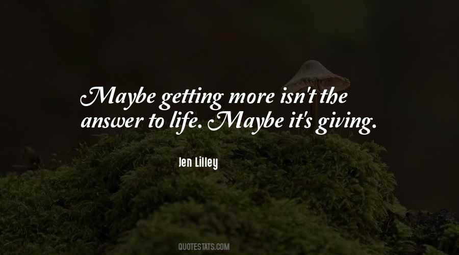 Quotes About Giving Answers #562496