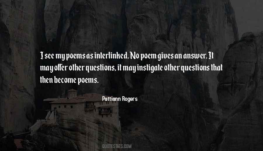 Quotes About Giving Answers #852686